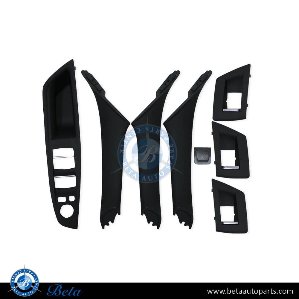 Door Handles and Switch Covers Black Color for BMW 5 Series F10 2010-2016 models, Part Number 51417225847 / 51417225848 / 51417225873 / 51417225363 / 51417225364 Door Handles and Switch Covers Black Color for BMW 5 Series F10 2010-2016 models, Part Number 51417225847 / 51417225848 / 51417225873 / 51417225363 / 51417225364